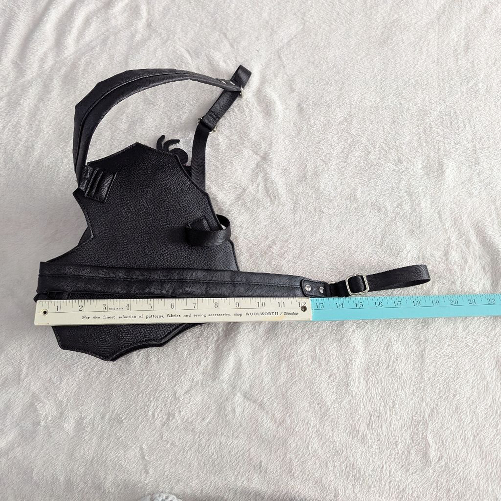 Mad Engine Small Black Spiderweb Backpack - New N… - image 3